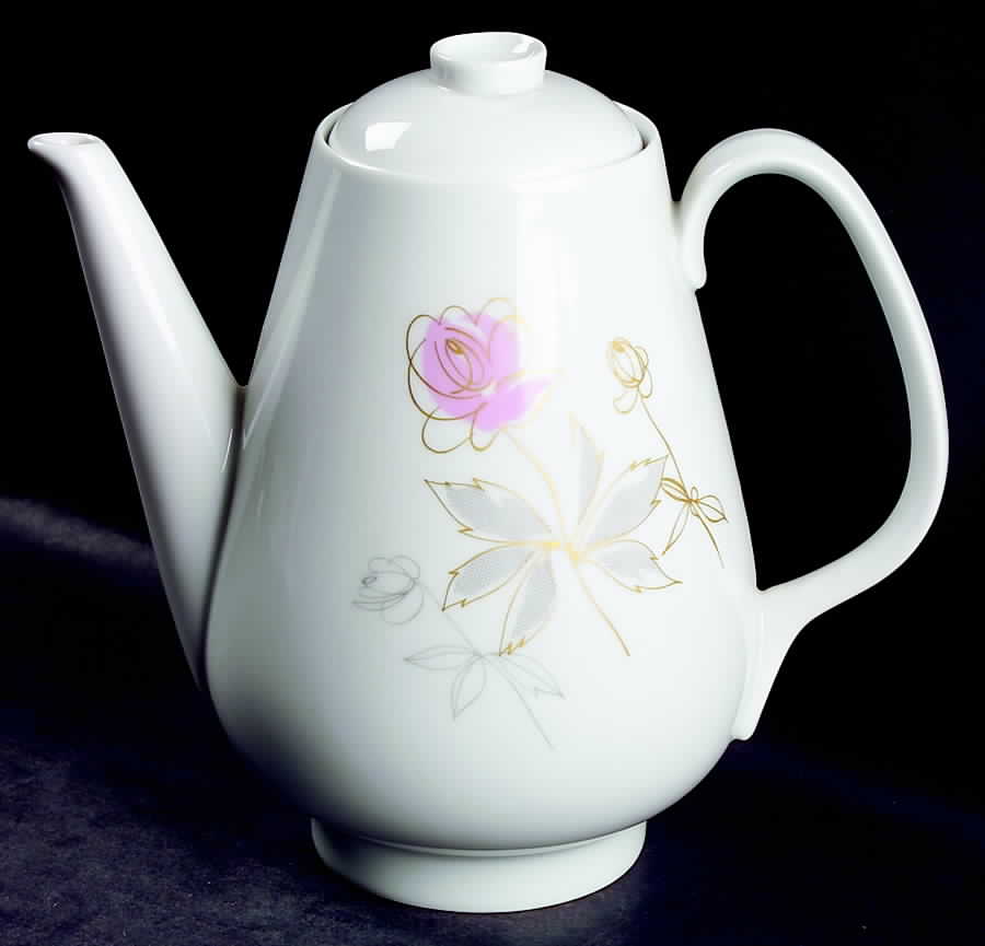 Margaret Rose (Form E) Coffee Pot & Lid by Rosenthal - Continental-1
