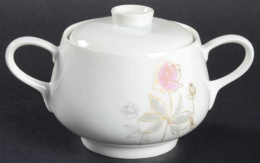 Margaret Rose (Form E) Sugar Bowl & Lid by Rosenthal - Continental-1