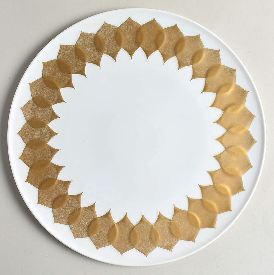 Marquise (Lotus Shape) Chop Plate (Round Platter) by Rosenthal - Continental-1