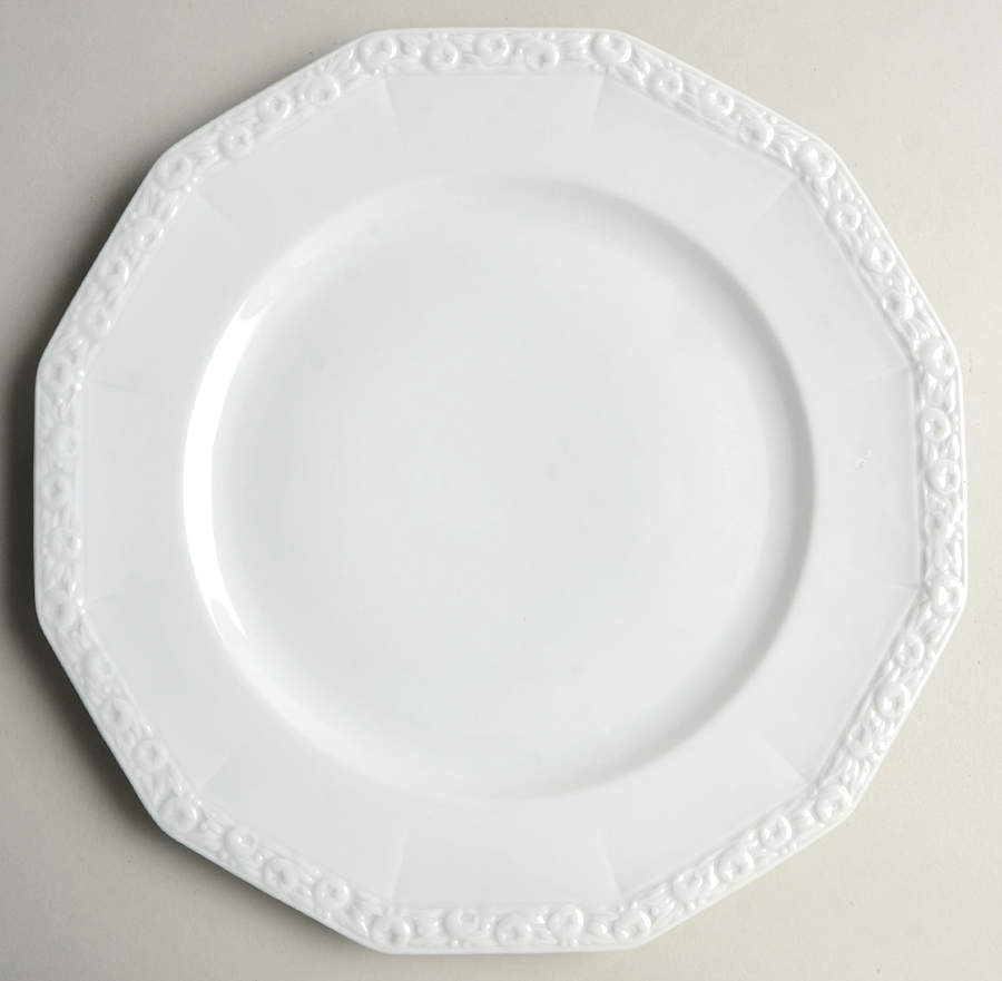 Maria White (12 Sided) Dinner Plate by Rosenthal - Continental-1