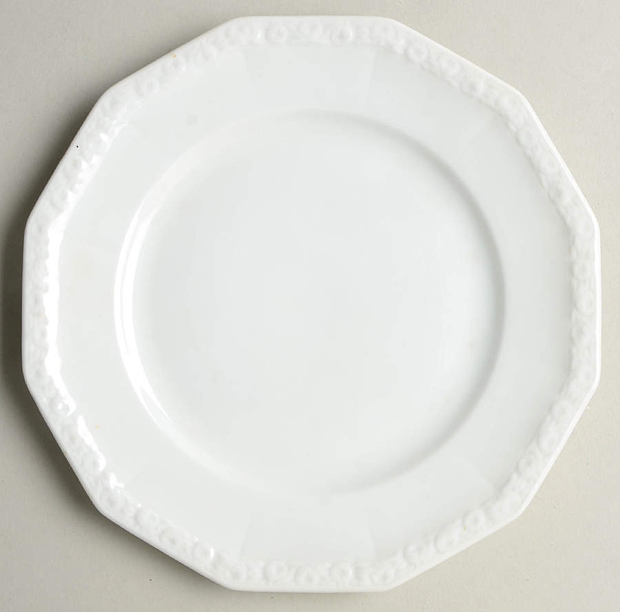 Maria White (12 Sided) Dessert/Pie Plate by Rosenthal - Continental-1