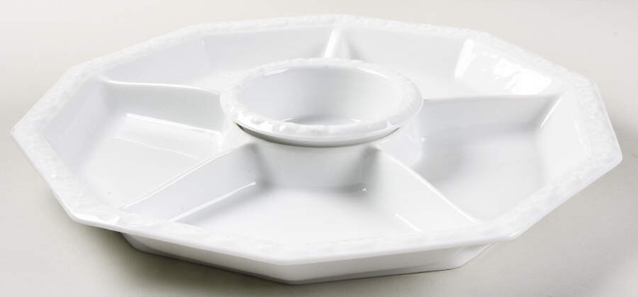 Maria White (12 Sided) Hors d'Oeuvres Set by Rosenthal - Continental-1