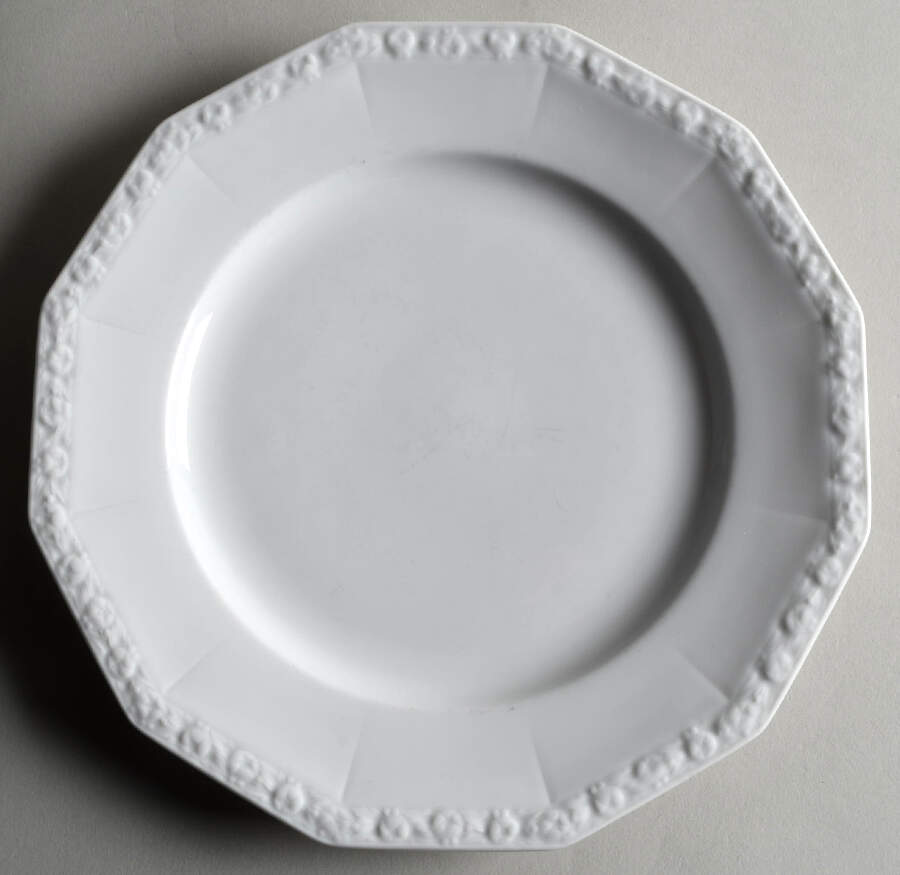 Maria White (12 Sided) Dinner Plate by Rosenthal - Continental-1
