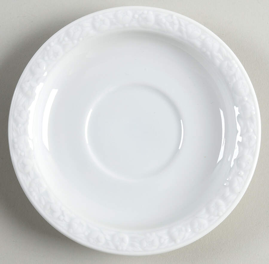 Maria White (12 Sided) Saucer for Footed Cup by Rosenthal - Continental-1