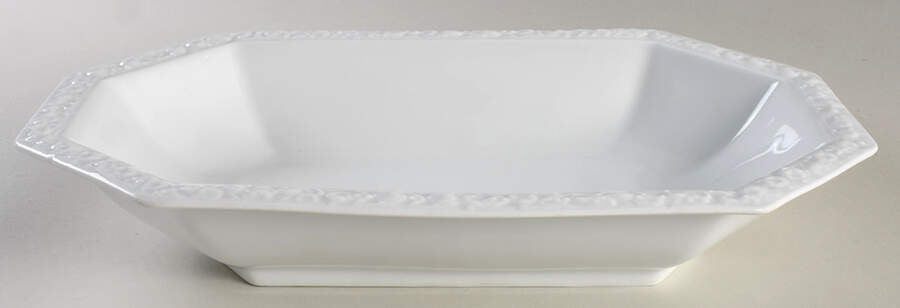 Maria White (12 Sided) 12" Oval Vegetable Bowl by Rosenthal - Continental-1