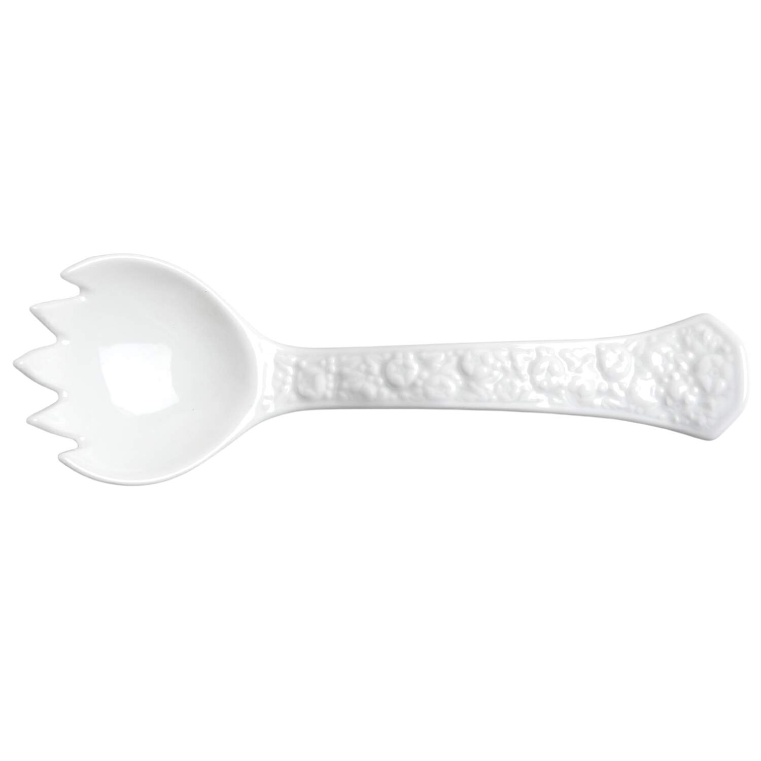 Maria White (12 Sided) Salad Serving Fork, Solid Piece by Rosenthal - Continental-1