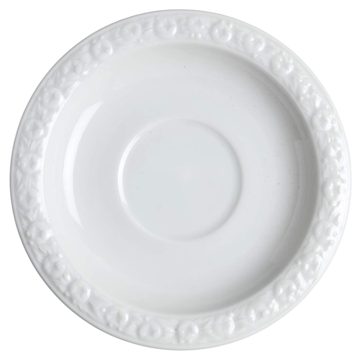 Maria White (12 Sided) Saucer for Footed Demitasse Cup by Rosenthal - Continental-1