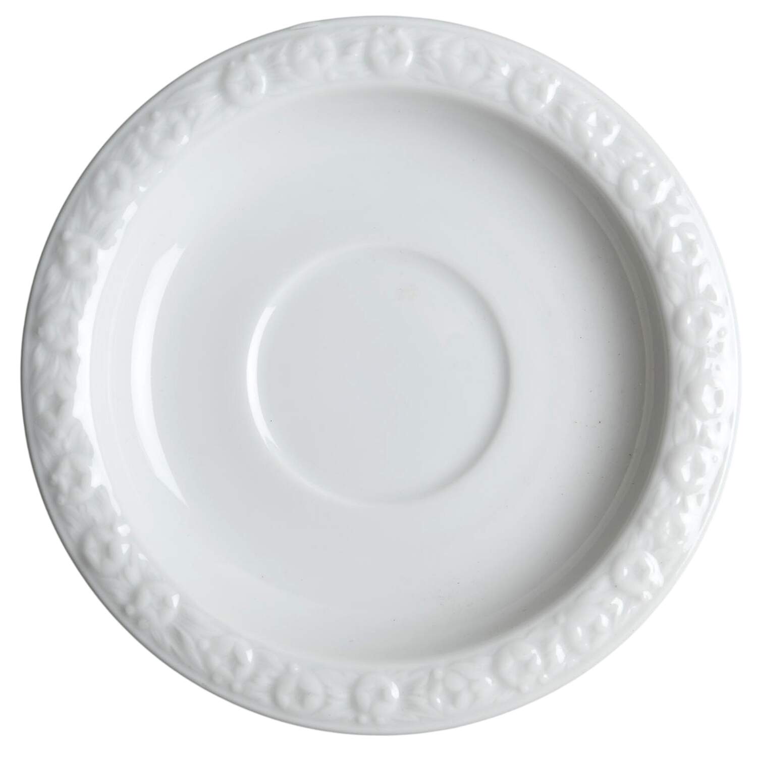 Maria White (12 Sided) Saucer for Footed Demitasse Cup by Rosenthal - Continental-1