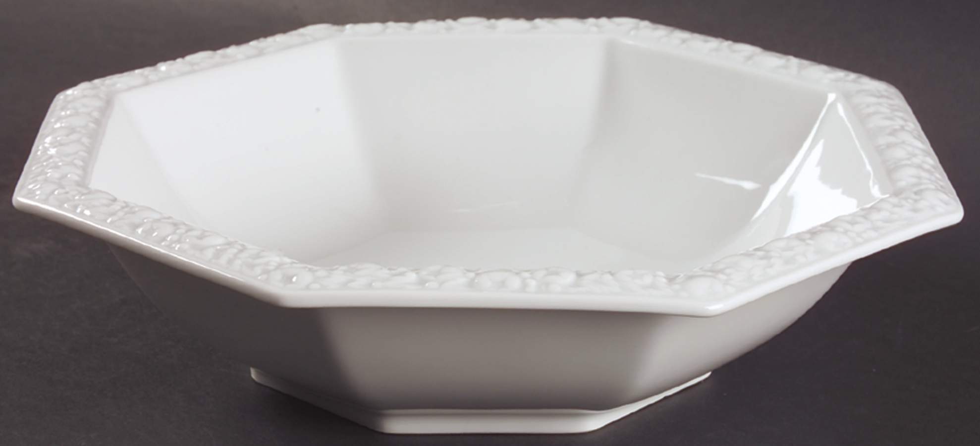 Maria White (12 Sided) 10" Round Vegetable Bowl by Rosenthal - Continental-1