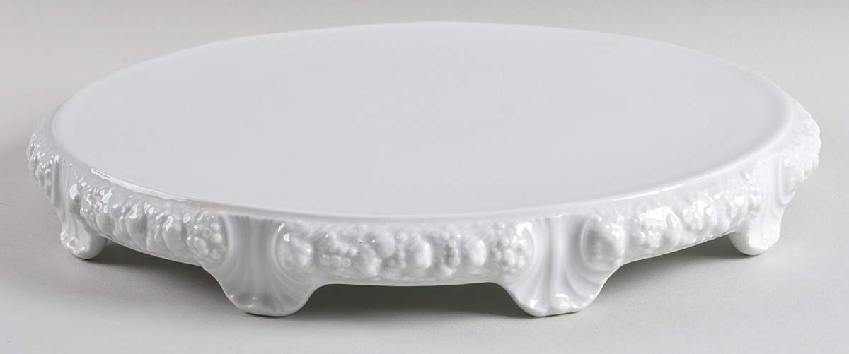 Maria White (12 Sided) Footed Cake Plate by Rosenthal - Continental-1
