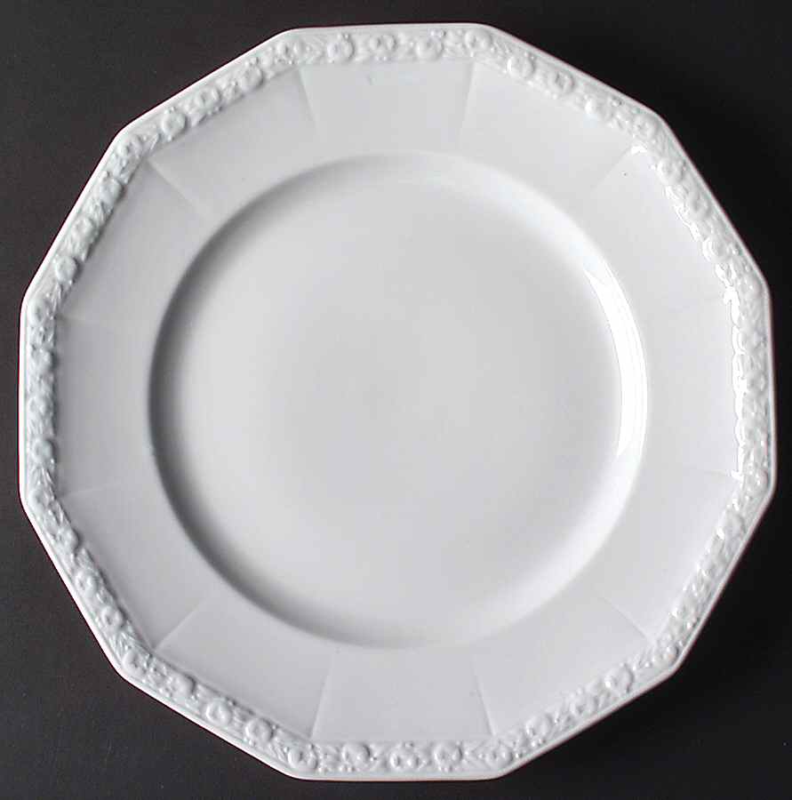 Maria White (12 Sided) 12" Chop Plate (Round Platter) by Rosenthal - Continental-1