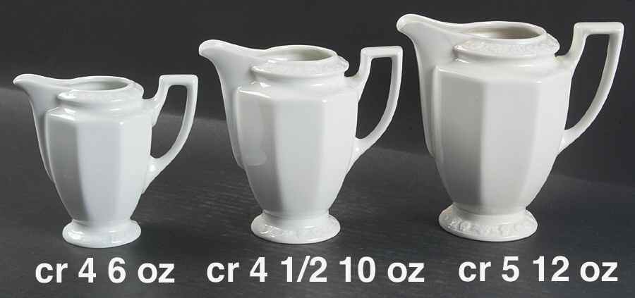 Maria White (12 Sided) Creamer by Rosenthal - Continental-1