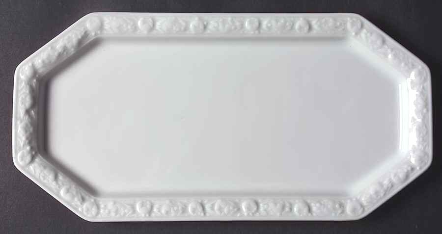 Maria White (12 Sided) Tray for Creamer & Sugar with Lid by Rosenthal - Continental-1