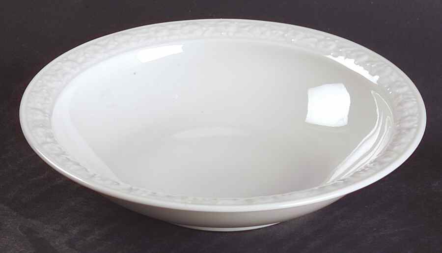 Maria White (12 Sided) Rim Fruit/Dessert (Sauce) Bowl by Rosenthal - Continental-1