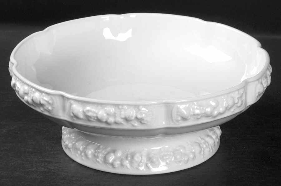 Maria White (12 Sided) Large Fruit Bowl by Rosenthal - Continental-1