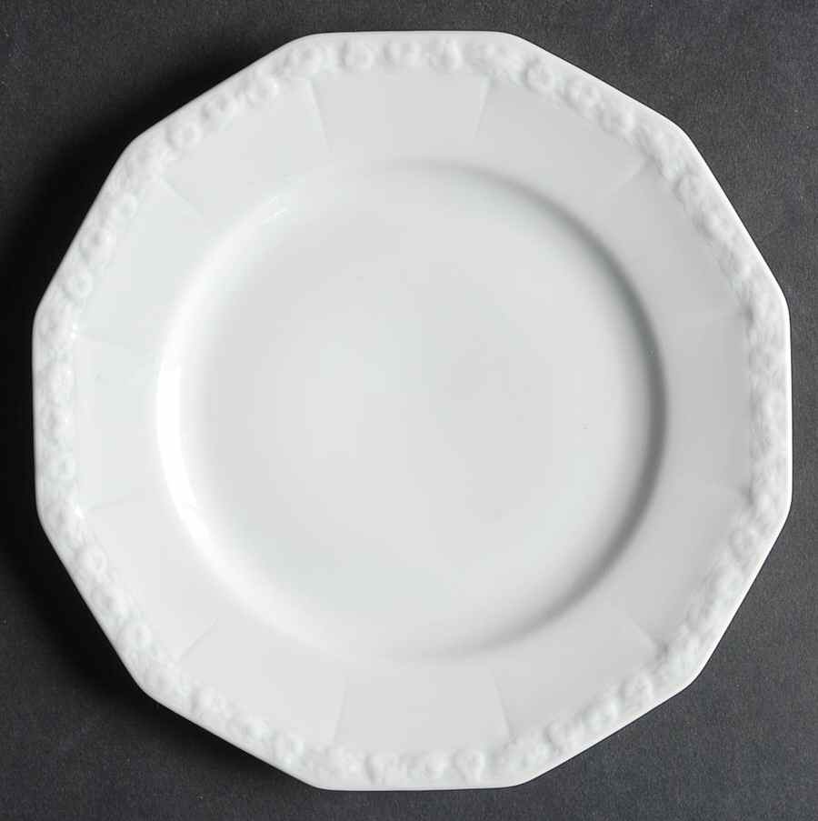 Maria White (12 Sided) Bread & Butter Plate by Rosenthal - Continental-1