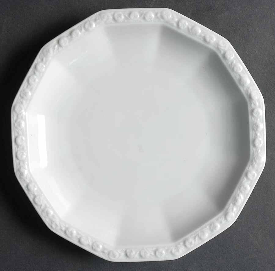 Maria White (12 Sided) 2-Piece Drain Set, Underplate Only by Rosenthal - Continental-1