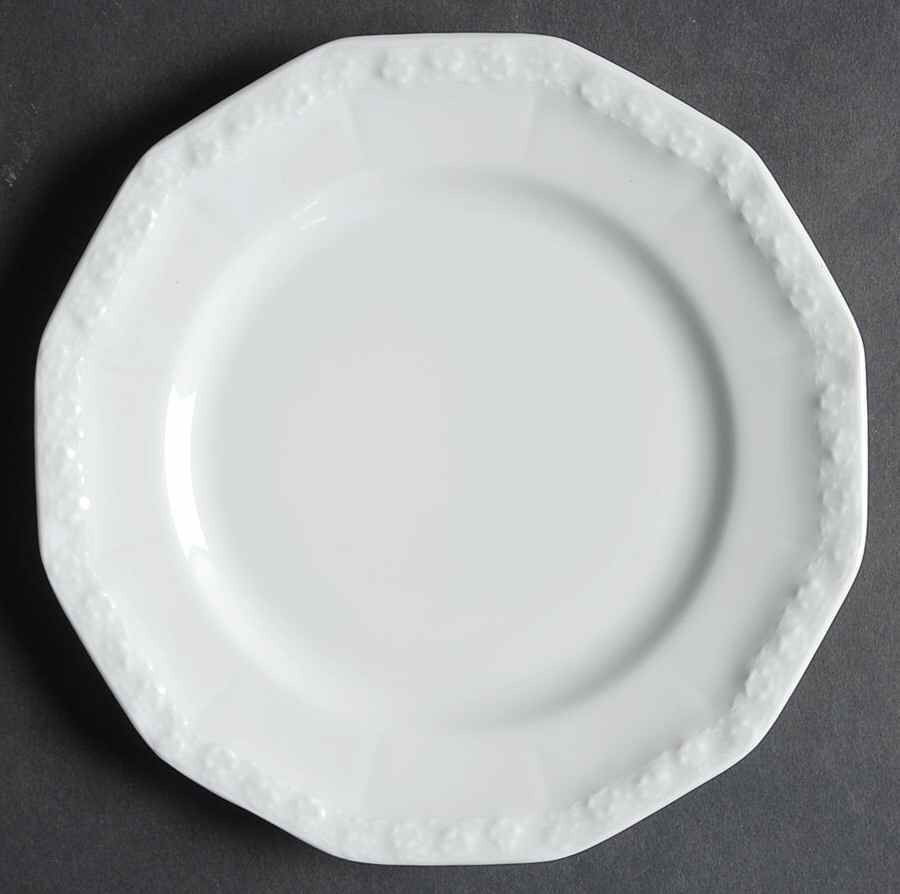 Maria White (12 Sided) Dessert/Pie Plate by Rosenthal - Continental-1