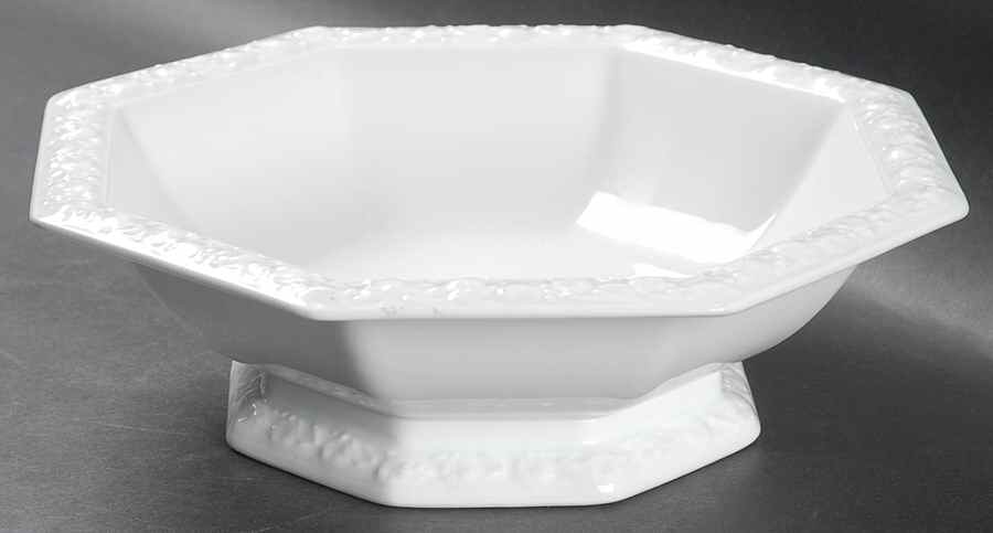 Maria White (12 Sided) 9" Round Vegetable Bowl by Rosenthal - Continental-1