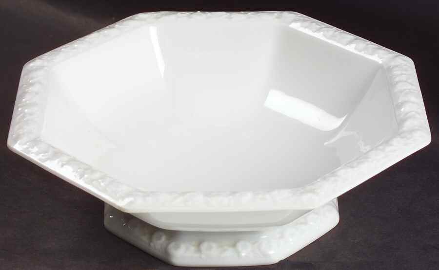 Maria White (12 Sided) 8" Round Vegetable Bowl by Rosenthal - Continental-1
