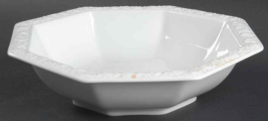 Maria White (12 Sided) 9" Round Vegetable Bowl by Rosenthal - Continental-1