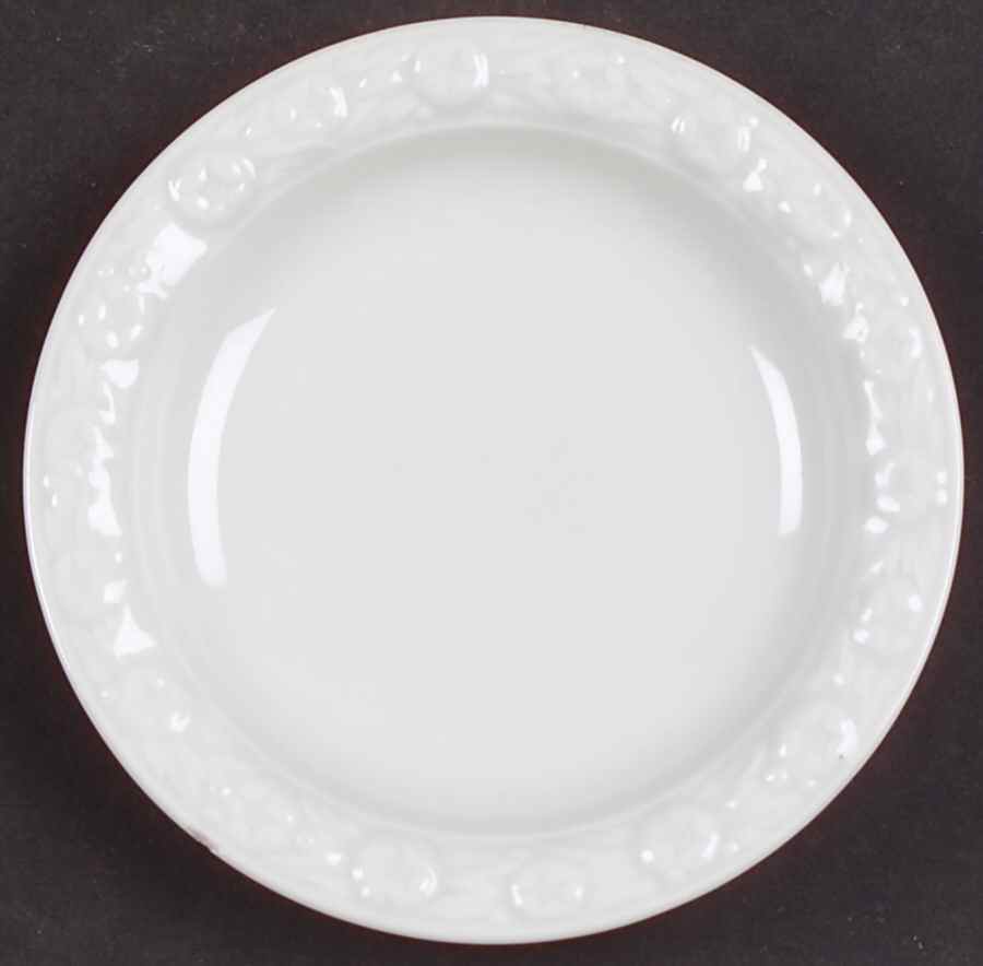 Maria White (12 Sided) Butter Pat by Rosenthal - Continental-1