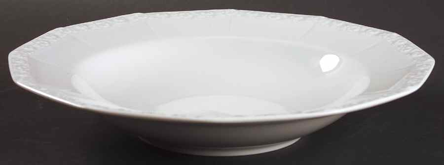 Maria White (12 Sided) 10" Individual Pasta Bowl by Rosenthal - Continental-1