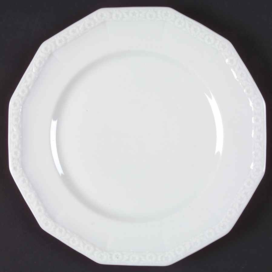 Maria White (12 Sided) Luncheon Plate by Rosenthal - Continental-1