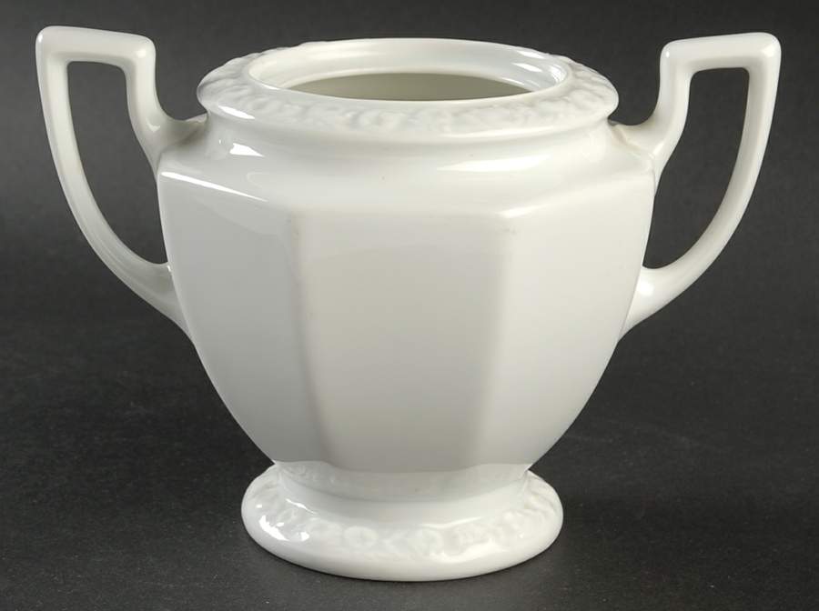 Maria White (12 Sided) Large Sugar Bowl No Lid by Rosenthal - Continental-1