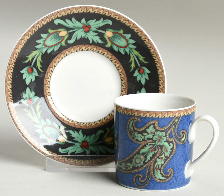 Mayfair Flat Demitasse Cup & Saucer Set by Rosenthal - Continental-1
