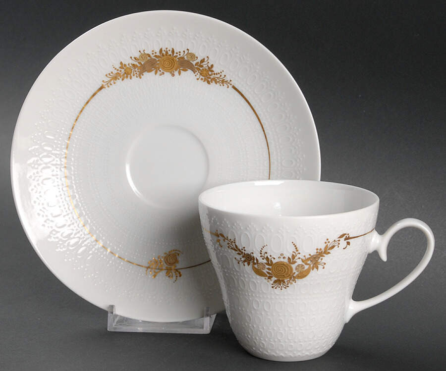 Medley Flat Cup & Saucer Set by Rosenthal - Continental-1