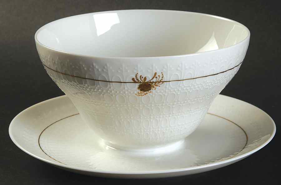 Medley Gravy Boat with Attached Underplate by Rosenthal - Continental-1