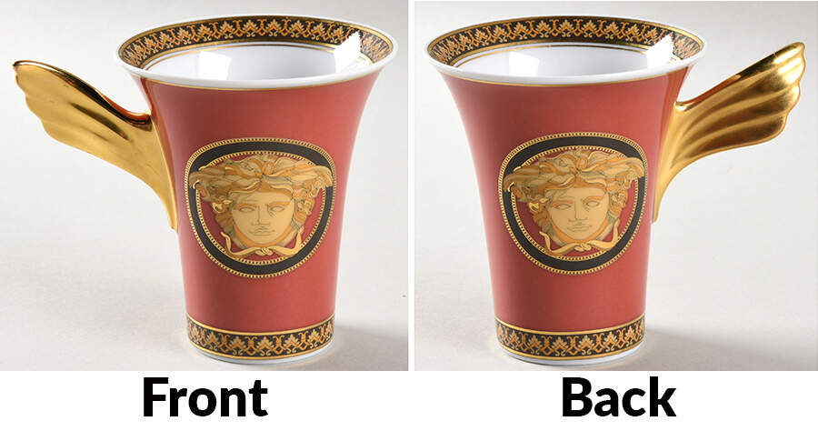 Medusa Red (Round) Flat Cup by Rosenthal - Continental-1