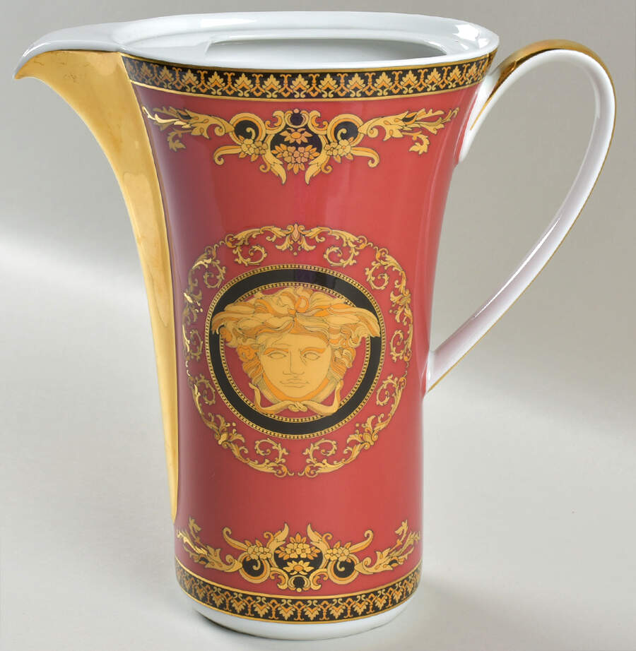 Medusa Red (Round) Coffee Pot No Lid by Rosenthal - Continental-1