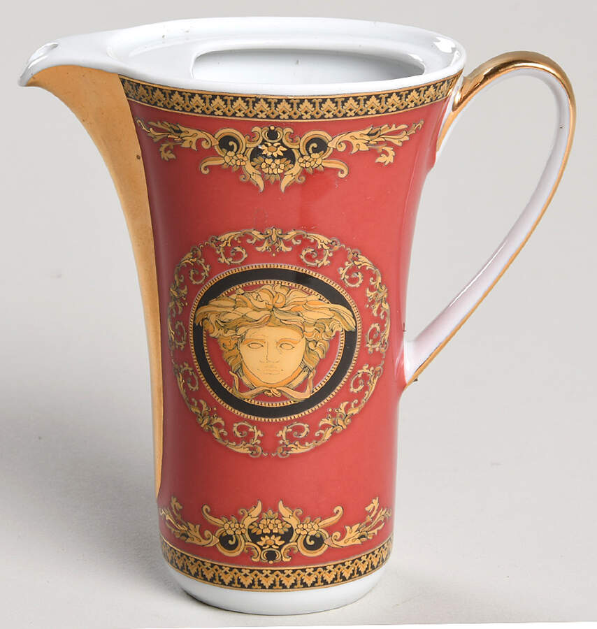 Medusa Red (Round) Mini Coffee Pot No Lid by Rosenthal - Continental-1