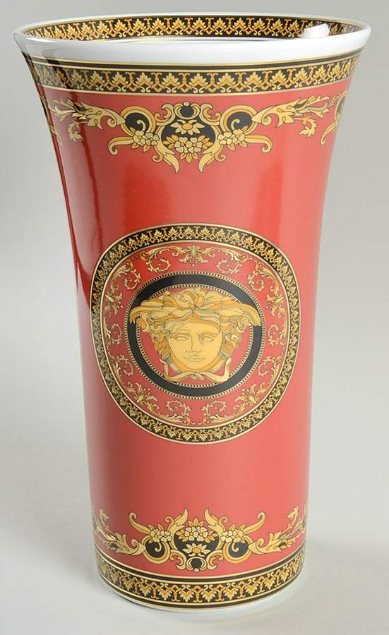 Medusa Red (Round) 10" Vase by Rosenthal - Continental-1