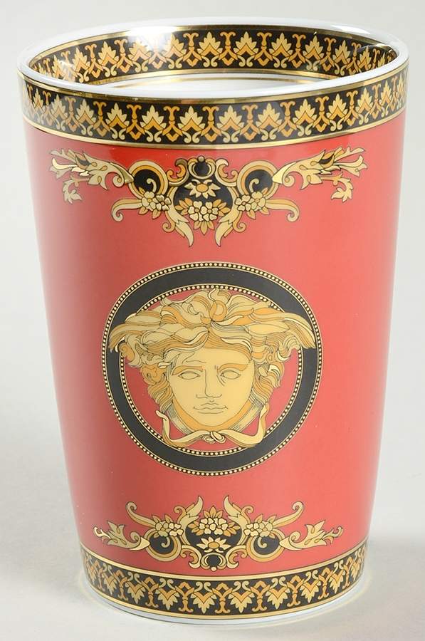 Medusa Red (Round) No Handle Mug by Rosenthal - Continental-1