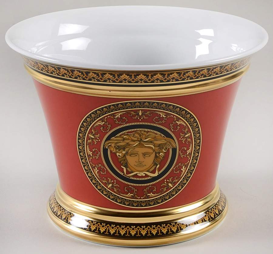 Medusa Red (Round) 5" Flower Pot by Rosenthal - Continental-1
