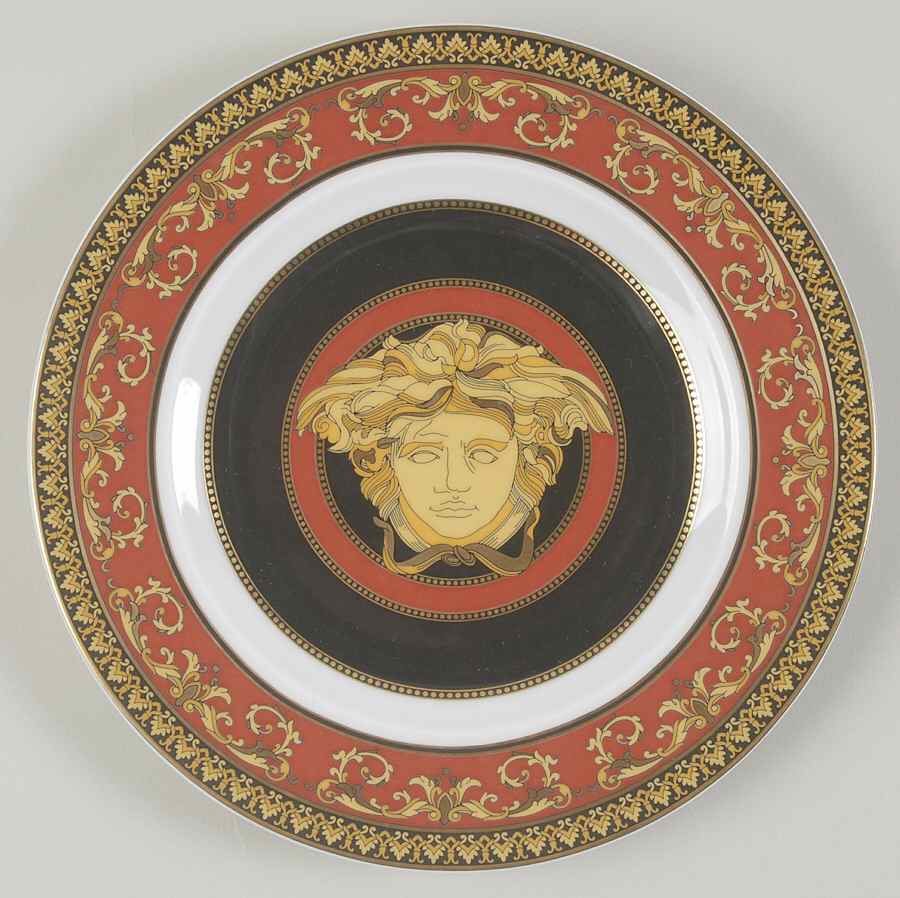 Medusa Red (Round) Plate Wall by Rosenthal - Continental-1
