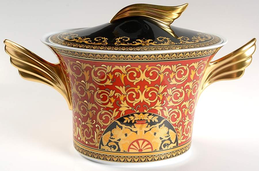 Medusa Red (Round) Tureen &  Lid by Rosenthal - Continental-1