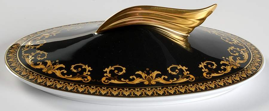 Medusa Red (Round) Lid for Tureen by Rosenthal - Continental-1