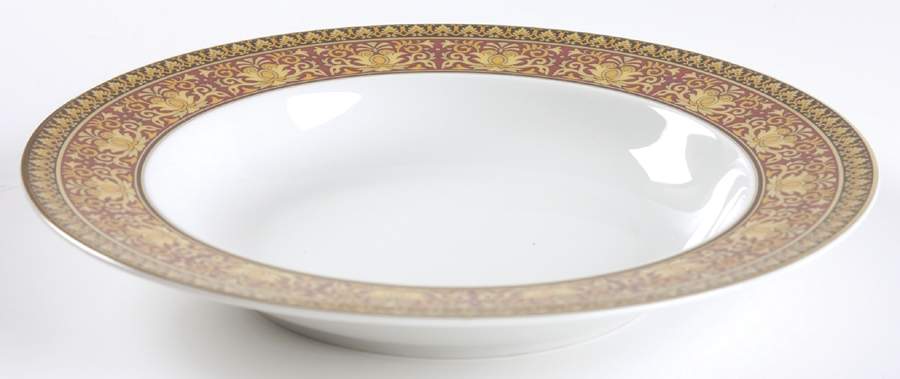 Medusa Red (Round) Rim Soup Bowl by Rosenthal - Continental-1