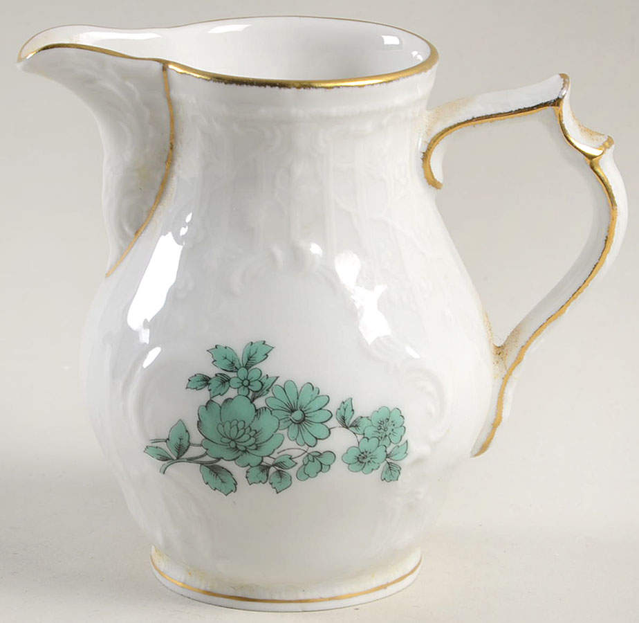 Meissen Flower Green Mini Creamer by Rosenthal - Continental-1