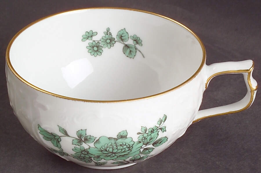 Meissen Flower Green Flat Cup by Rosenthal - Continental-1