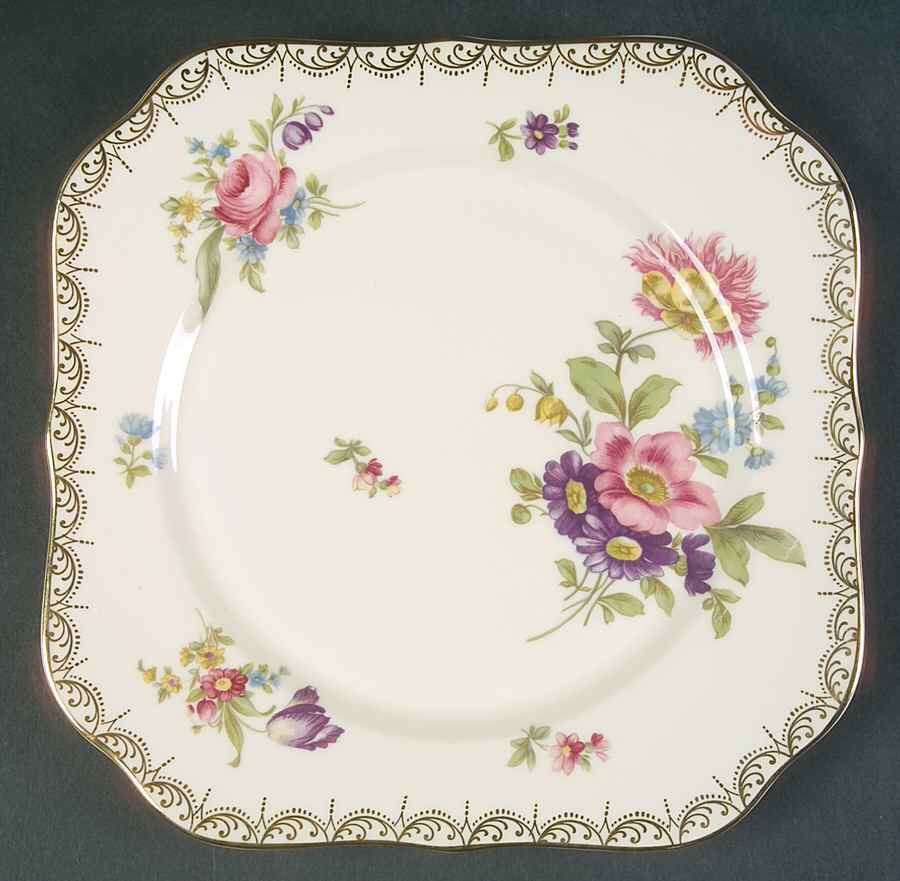 Meissen (Cream) Square Salad Plate by Rosenthal - Continental-1