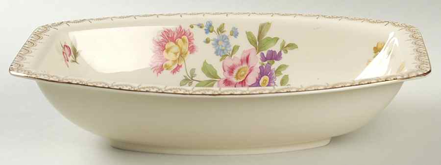 Meissen (Cream) 10" Oval Vegetable Bowl by Rosenthal - Continental-1