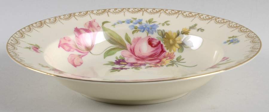 Meissen (Cream) Rim Soup Bowl by Rosenthal - Continental-1