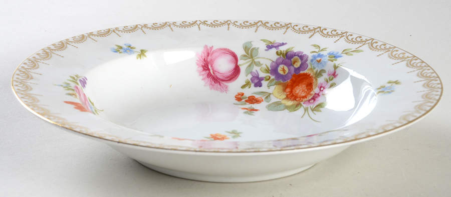 Meissen (White) Rim Soup Bowl by Rosenthal - Continental-1