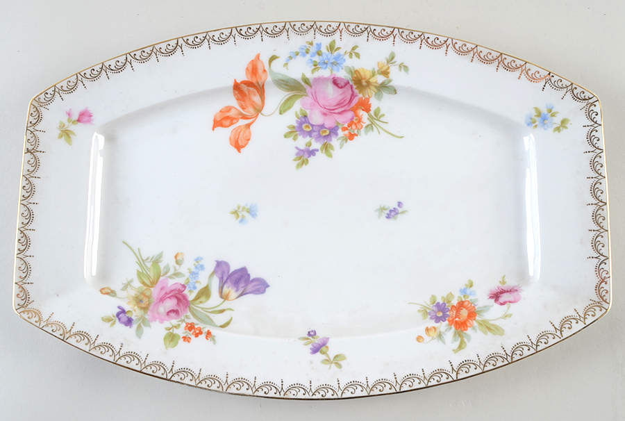 Meissen (White) 14" Rectangular Serving Platter by Rosenthal - Continental-1