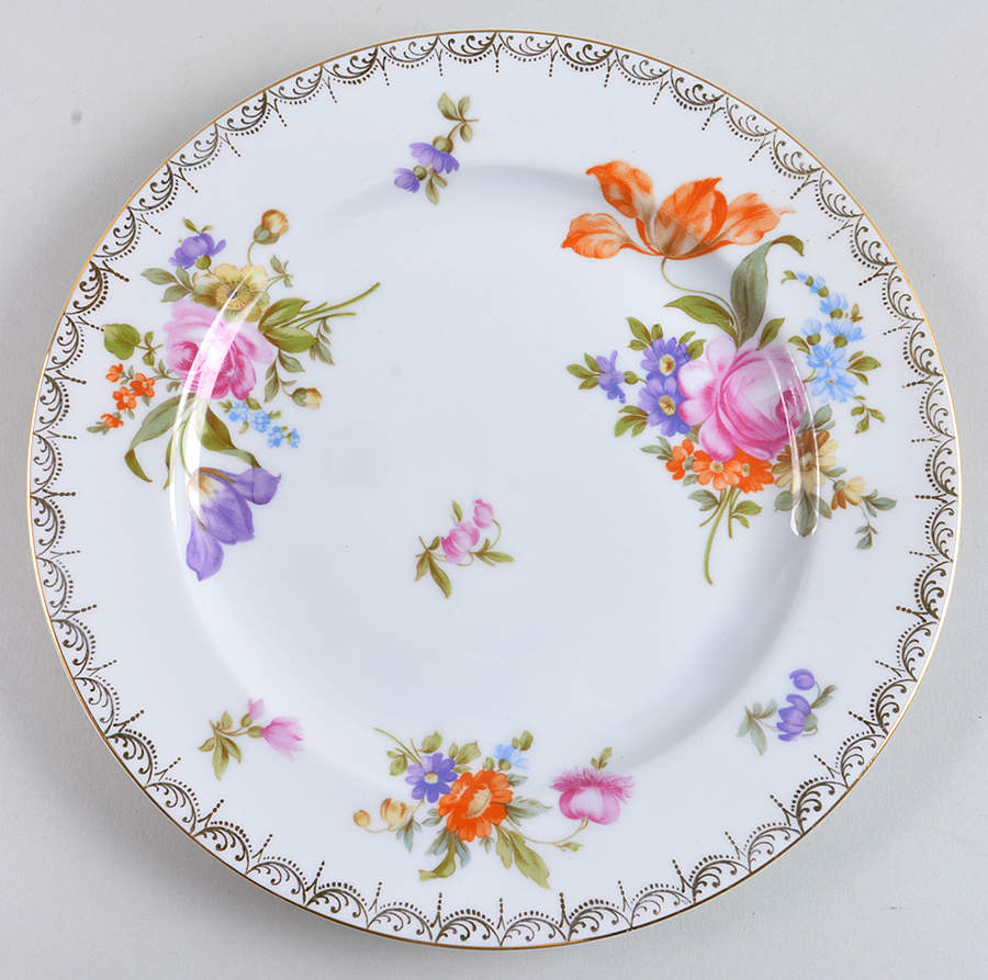 Meissen (White) Dinner Plate by Rosenthal - Continental-1